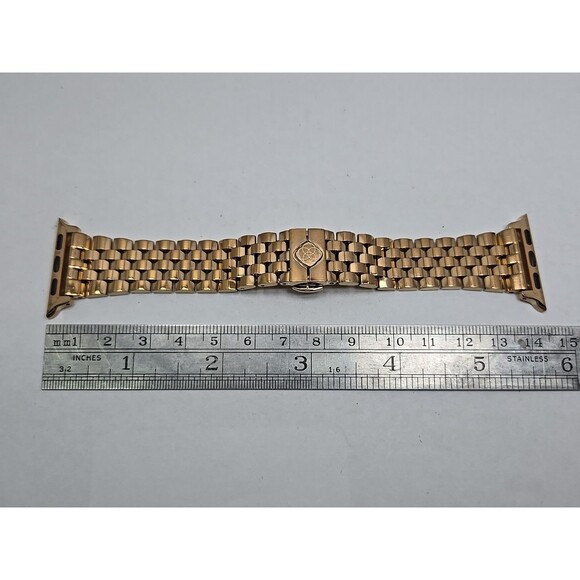 Kendra Scott Alex 5 Link Rose Gold Apple Watch Band 38 40 41mm Stainless Steel - Picture 5 of 9